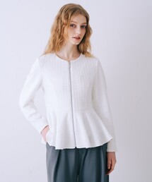 SELFIST（セルフィスト）の「ペプラムカットツイードジャケット　春服（トレンチコート）」