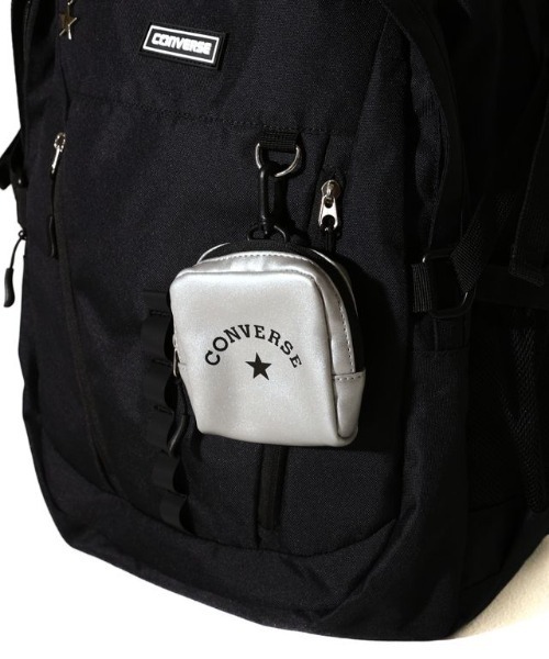 CONVERSE(コンバース)の「【CONVERSE】CV RUBBER PATCH BACKPACK / コンバース ラバーパッチロゴ バックパック(バックパック/リュック・メンズ・シルバーグレー/ベージュ/ブラック/アイボリー・FREE)」の19枚目の写真