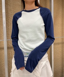 Ameri(�A����)��COMPACT RAGLAN CUT TOP(T�V���c/�J�b�g�\�[)
