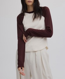 Ameri(�A����)��COMPACT RAGLAN CUT TOP(T�V���c/�J�b�g�\�[)