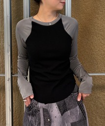 SOFIA SHEER CUT TOP（Tシャツ/カットソー）｜Ameri（アメリ）の