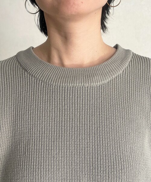 un dix cors(アンディコール)の「裾レースニットレイヤードプルオーバー(ニット/セーター・レディース・オフホワイト/グレー/ブラック・FREE)」の12枚目の写真