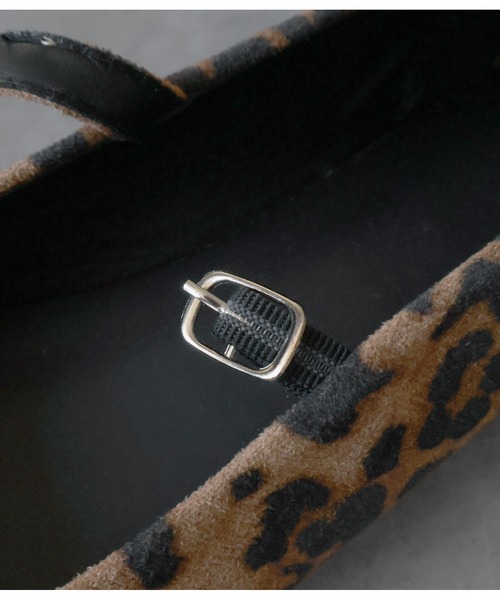 ad thie(アドティエ)の「メリージェーン フラットシューズ(パンプス・レディース・ブラック/レオパード・MEDIUM/LARGE)」の8枚目の写真