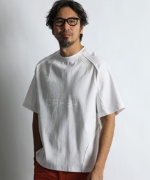 The DUFFER of ST.GEORGE(�U�_�t�@�[�I�u�Z���g�W���[�W)�́kBLACK LABEL�lSORONA PONTE MESH PANEL GAME TEE�F�\���i�u�����h �|���` ���b�V���p�l�� �Q�[��TEE(T�V���c/�J�b�g�\�[)