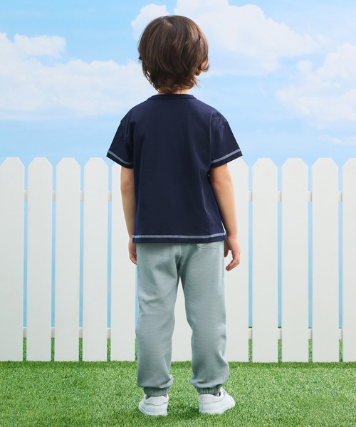 combimini(コンビミニ)の「デイリーTシャツ(マリン)(Tシャツ/カットソー・キッズ・オフホワイト/ネイビー・130/120/110/100/90/80)」の11枚目の写真