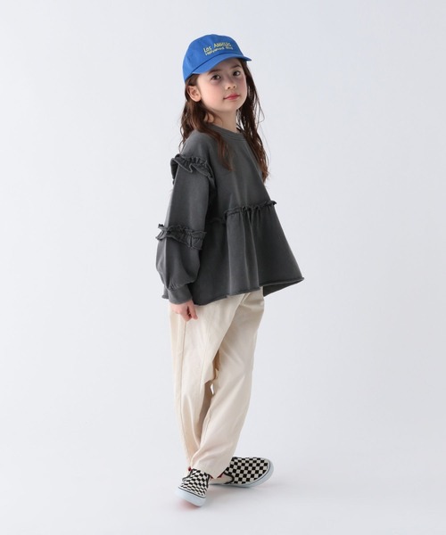 BAYFLOW（ベイフロー）の「[メンズとお揃い♪]テックリネンバレルパンツ(KIDS)（その他パンツ・キッズ・オフホワイト/カーキ/ブラック・150cm/130cm/110cm）」の7枚目の写真