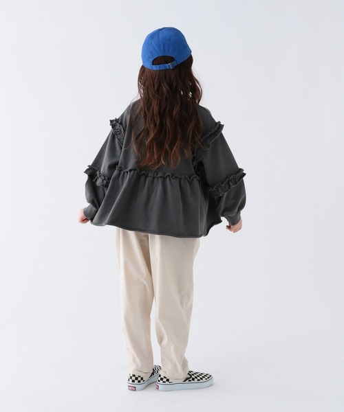 BAYFLOW（ベイフロー）の「[メンズとお揃い♪]テックリネンバレルパンツ(KIDS)（その他パンツ・キッズ・オフホワイト/カーキ/ブラック・150cm/130cm/110cm）」の8枚目の写真
