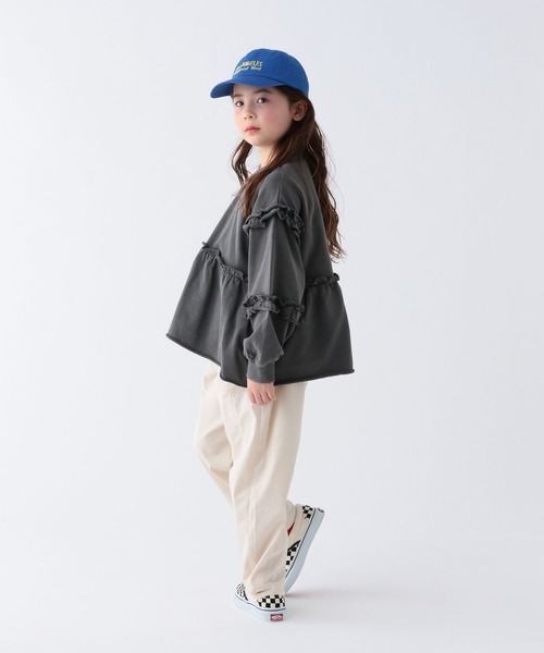 BAYFLOW（ベイフロー）の「[メンズとお揃い♪]テックリネンバレルパンツ(KIDS)（その他パンツ・キッズ・オフホワイト/カーキ/ブラック・150cm/130cm/110cm）」の9枚目の写真