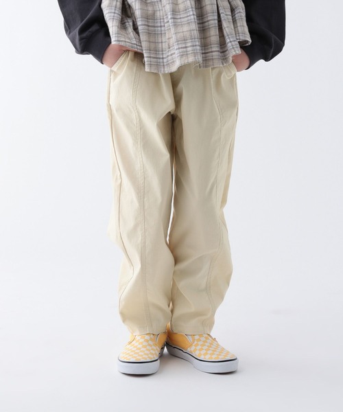 BAYFLOW（ベイフロー）の「[メンズとお揃い♪]テックリネンバレルパンツ(KIDS)（その他パンツ・キッズ・オフホワイト/カーキ/ブラック・150cm/130cm/110cm）」の6枚目の写真