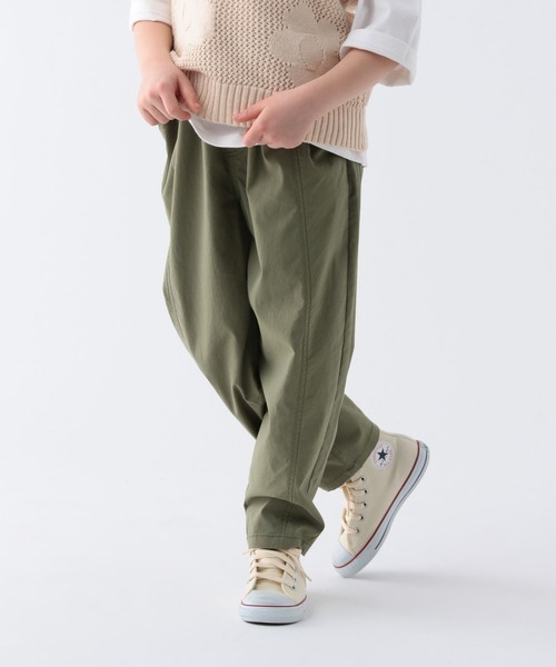 BAYFLOW（ベイフロー）の「[メンズとお揃い♪]テックリネンバレルパンツ(KIDS)（その他パンツ・キッズ・オフホワイト/カーキ/ブラック・150cm/130cm/110cm）」の20枚目の写真
