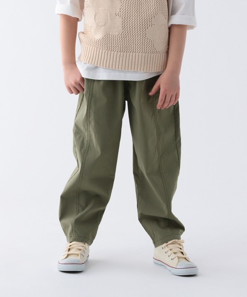 BAYFLOW（ベイフロー）の「[メンズとお揃い♪]テックリネンバレルパンツ(KIDS)（その他パンツ・キッズ・オフホワイト/カーキ/ブラック・150cm/130cm/110cm）」の21枚目の写真