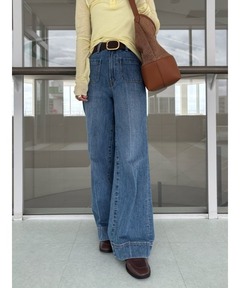 パッチポケットデザインシガレットデニム（その他パンツ）｜Mila Owen