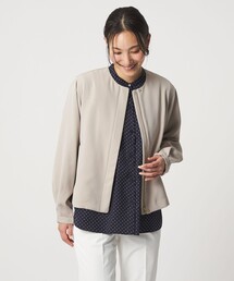 A DAY IN THE LIFE UNITED ARROWS（アデイインザライフユナイテッドアローズ）の「ツイル ノーカラー ブルゾン ‐ウォッシャブル‐<A DAY IN THE LIFE>（ブルゾン）」