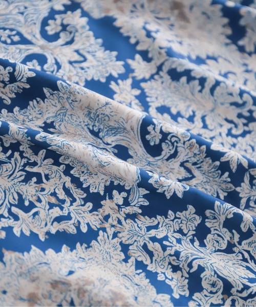 NOMBRE IMPAIR(ノンブルアンペール)の「【予約】ダイヤボタニカルプリント バンドカラーワンピース(ワンピース・レディース・ブルー・FREE)」の16枚目の写真