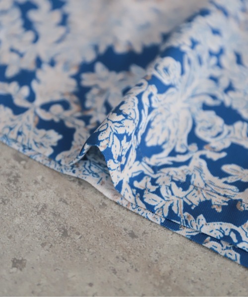 NOMBRE IMPAIR(ノンブルアンペール)の「【予約】ダイヤボタニカルプリント バンドカラーワンピース(ワンピース・レディース・ブルー・FREE)」の18枚目の写真