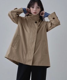 etoll.（エトル）の「2wayスタンドカラーAラインコート（トレンチコート）」