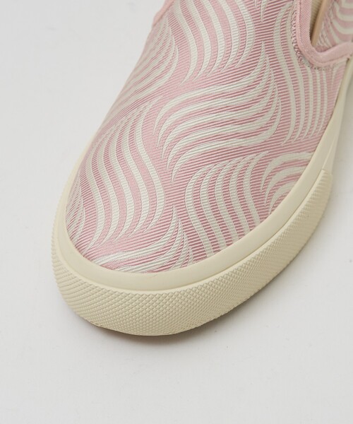 Au BANNISTER（オゥバニスター）の「【シルクネクタイ生地使用】スリッポンスニーカー（スニーカー・レディース・ベージュ/ピンク/ブラック・S/M/L）」の13枚目の写真
