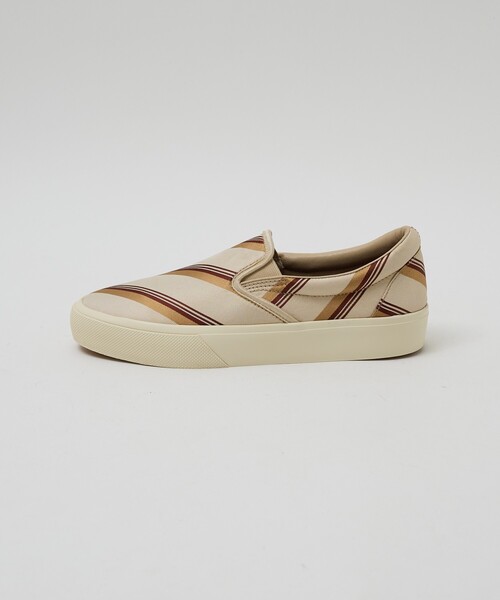 Au BANNISTER（オゥバニスター）の「【シルクネクタイ生地使用】スリッポンスニーカー（スニーカー・レディース・ベージュ/ピンク/ブラック・S/M/L）」の17枚目の写真