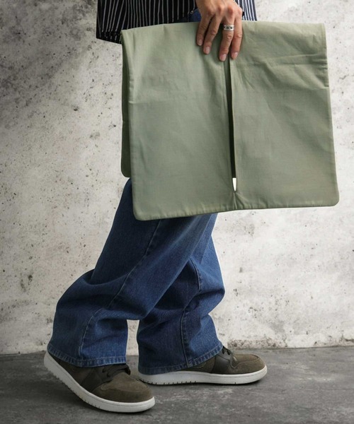 antiqua（アンティカ）の「REC BAGB レコードバッグ（トートバッグ・レディース・カーキ/ブラック・ONESIZE）」の17枚目の写真