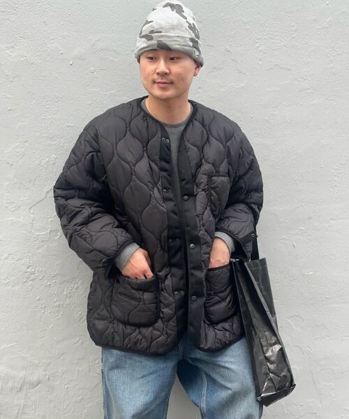 MASSNOUN(マスノウン)の「リバーシブルステッチキルティングライナージャケット MWZJK002-BK(ダウンジャケット/コート・メンズ・その他・LARGE/MEDIUM)」の17枚目の写真