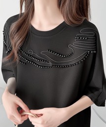美品　ABITOKYO／アビトーキョー★　刺繍　長袖カットソー　ブラウス ABITOKYO｜アビトーキョーのTシャツ/カットソー通販 - ZOZOTOWN