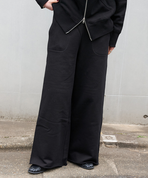 カットオフスウェットパンツ セットアップ着用可（スラックス