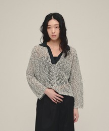 eL | 【eL】3G Mix Nep Polo/660172(ニット/セーター)