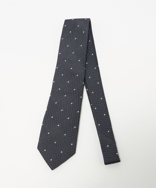 UNITED ARROWS(ユナイテッドアローズ)の「BIANCH ピンドット ジャガード ネクタイ(ネクタイ・メンズ・ダークグレー/ダークブラウン/ネイビー・FREE)」の2枚目の写真