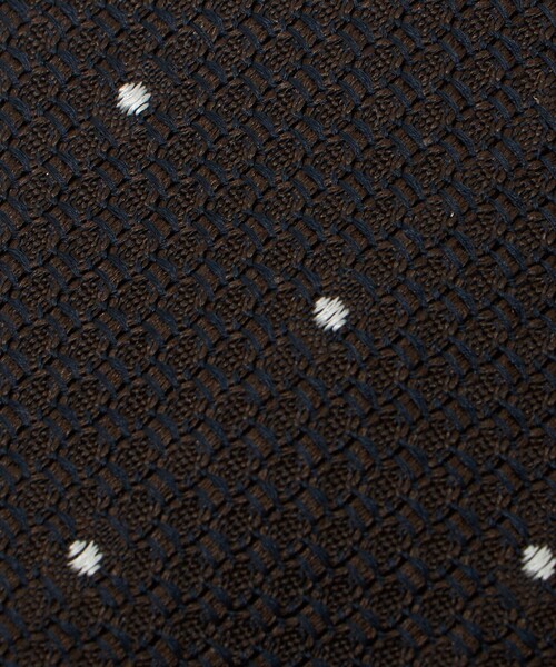 UNITED ARROWS(ユナイテッドアローズ)の「BIANCH ピンドット ジャガード ネクタイ(ネクタイ・メンズ・ダークグレー/ダークブラウン/ネイビー・FREE)」の10枚目の写真