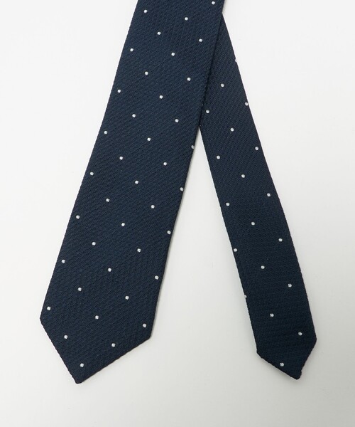 UNITED ARROWS(ユナイテッドアローズ)の「BIANCH ピンドット ジャガード ネクタイ(ネクタイ・メンズ・ダークグレー/ダークブラウン/ネイビー・FREE)」の11枚目の写真