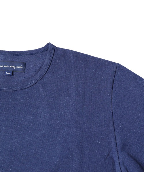 many men many mind（メニーメンメニーマインド）の「【RES】【many men many mind】デラヴェネップ　国産ロンT（Tシャツ/カットソー・メンズ・ネイビー/チャコールグレー・LARGE）」の5枚目の写真