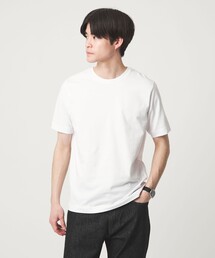 LONG FIBER COTTON クリア クルーネック 半袖 Tシャツ