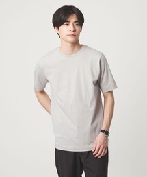 LONG FIBER COTTON クリア クルーネック 半袖 Tシャツ