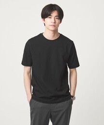 LONG FIBER COTTON クリア クルーネック 半袖 Tシャツ