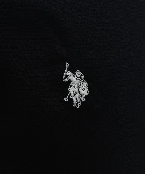 U.S. POLO ASSN.(ユーエスポロアッスン)の「U.S. POLO ASSN. (ユーエスポロアッスン) オーバーサイズ 長袖 シャツ 綿100% ロゴ 刺繍 無地(シャツ/ブラウス・メンズ・ネイビー/サックスブルー/ホワイト/ブラック・L/LL/M)」の17枚目の写真