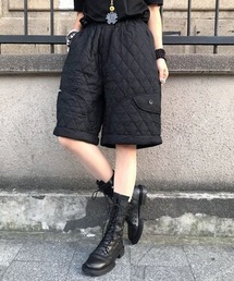 キルティング ハーフパンツ