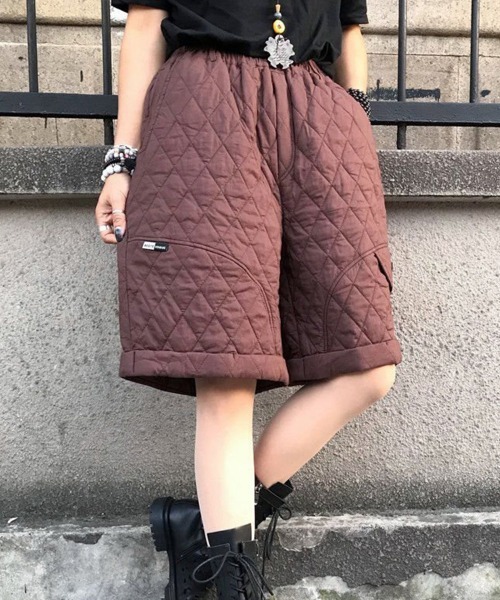 SallyLunn(サリーラン)の「キルティング ハーフパンツ(その他パンツ・レディース・ブラウン/ブラック・LARGE/MEDIUM)」の13枚目の写真