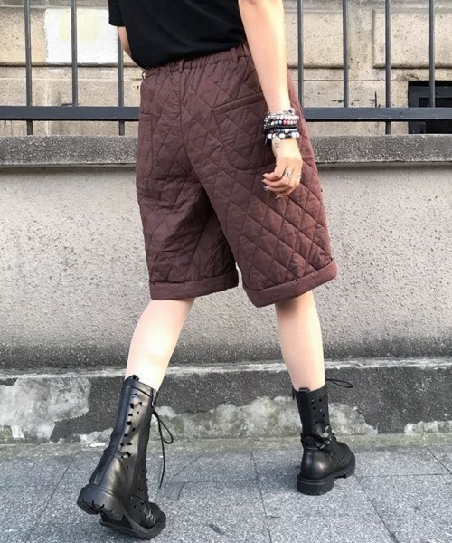 SallyLunn(サリーラン)の「キルティング ハーフパンツ(その他パンツ・レディース・ブラウン/ブラック・LARGE/MEDIUM)」の14枚目の写真