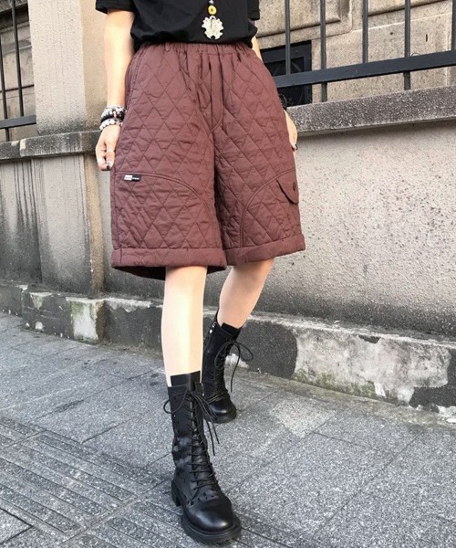 SallyLunn(サリーラン)の「キルティング ハーフパンツ(その他パンツ・レディース・ブラウン/ブラック・LARGE/MEDIUM)」の18枚目の写真