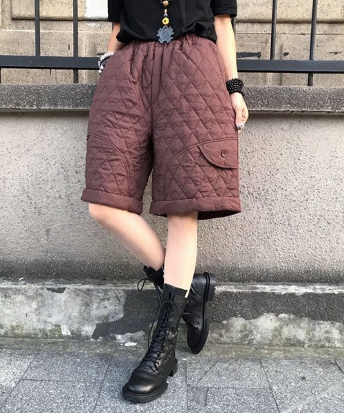 SallyLunn(サリーラン)の「キルティング ハーフパンツ(その他パンツ・レディース・ブラウン/ブラック・LARGE/MEDIUM)」の20枚目の写真