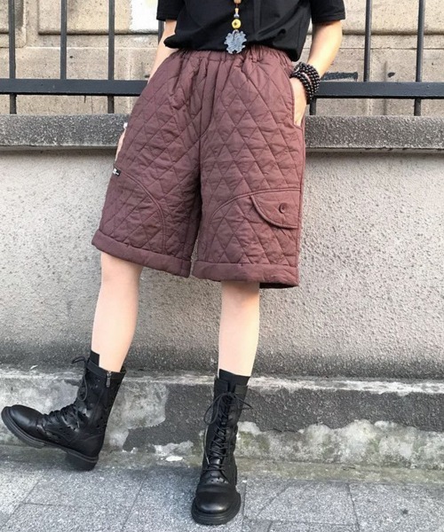 SallyLunn(サリーラン)の「キルティング ハーフパンツ(その他パンツ・レディース・ブラウン/ブラック・LARGE/MEDIUM)」の21枚目の写真