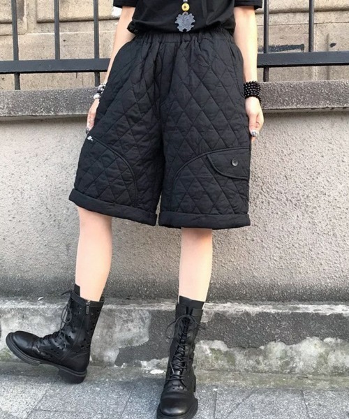 SallyLunn(サリーラン)の「キルティング ハーフパンツ(その他パンツ・レディース・ブラウン/ブラック・LARGE/MEDIUM)」の5枚目の写真