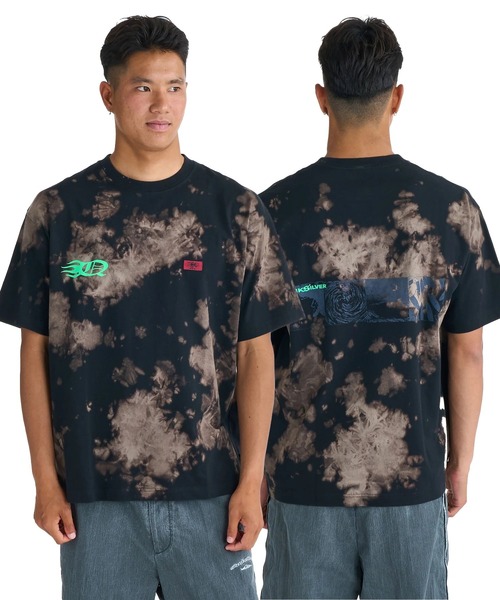 Quiksilver（クイックシルバー）の「QUIKSILVER メンズ BW MERCURY ST 半袖コットンTシャツ ルーズフィット <MERCURY COLLECTION>【2026年春夏モデル】（Tシャツ/カットソー・メンズ・ブラック系その他/ブラック/ホワイト・LARGE/MEDIUM/X-LARGE）」の3枚目の写真