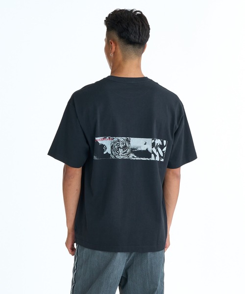 Quiksilver（クイックシルバー）の「QUIKSILVER メンズ BW MERCURY ST 半袖コットンTシャツ ルーズフィット <MERCURY COLLECTION>【2026年春夏モデル】（Tシャツ/カットソー・メンズ・ブラック系その他/ブラック/ホワイト・LARGE/MEDIUM/X-LARGE）」の6枚目の写真