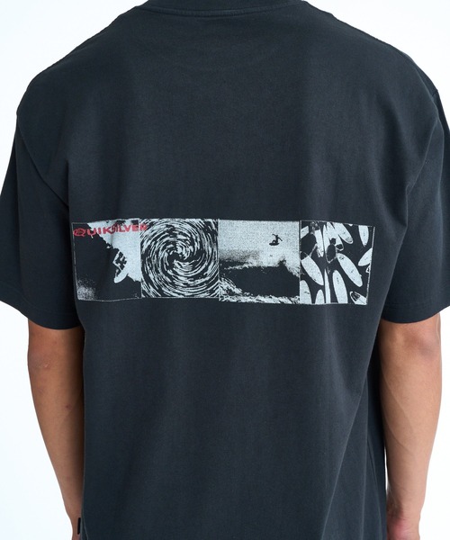 Quiksilver（クイックシルバー）の「QUIKSILVER メンズ BW MERCURY ST 半袖コットンTシャツ ルーズフィット <MERCURY COLLECTION>【2026年春夏モデル】（Tシャツ/カットソー・メンズ・ブラック系その他/ブラック/ホワイト・LARGE/MEDIUM/X-LARGE）」の8枚目の写真
