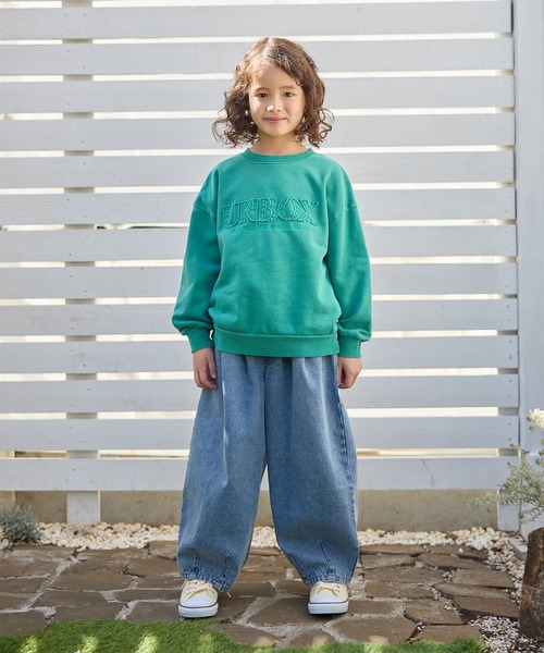 Piet（ピエット）の「【綿100%】カーブ デニム パンツ（デニムパンツ・キッズ・ブラック/サックスブルー・130/120/110/100）」の18枚目の写真