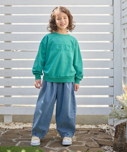 Piet（ピエット）の「【綿100%】カーブ デニム パンツ（デニムパンツ・キッズ・ブラック/サックスブルー・130/120/110/100）」の19枚目の写真