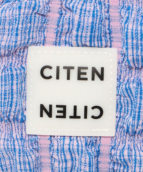 CITEN(シテン)の「<CITEN>チェックポップコーンポーチ(ポーチ・レディース・ブラック/ロイヤルブルー・FREE)」の10枚目の写真