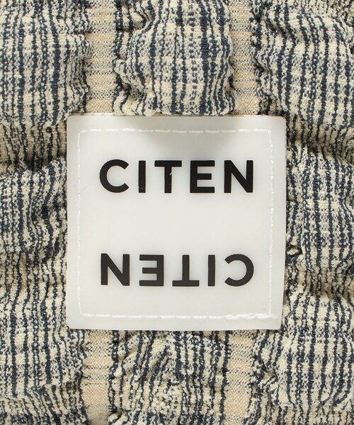 CITEN(シテン)の「<CITEN>チェックポップコーンポーチ(ポーチ・レディース・ブラック/ロイヤルブルー・FREE)」の14枚目の写真