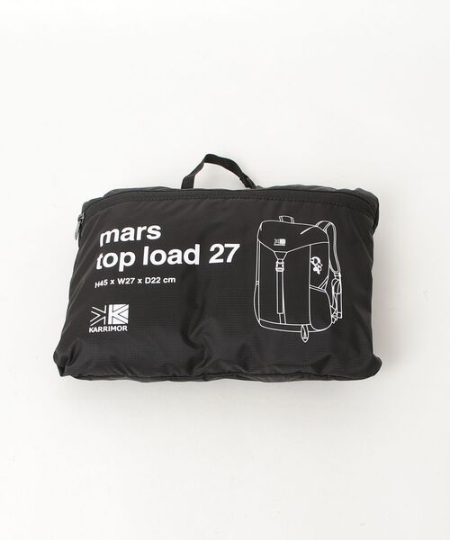 karrimor（カリマー）の「mars top load 27（バックパック/リュック・メンズ・ブラック/ライトグレー系/ネイビー/ミント・FREE）」の8枚目の写真